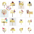 Cartoon Theme Acrylic Cake Topper Multi Cartoons Cake Topper. 