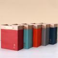 Paper Tea tin can box Sturdy Solid color Tin Can Sealed jar Metal round tank for Kitchen organization Home storage Tea lovers. 