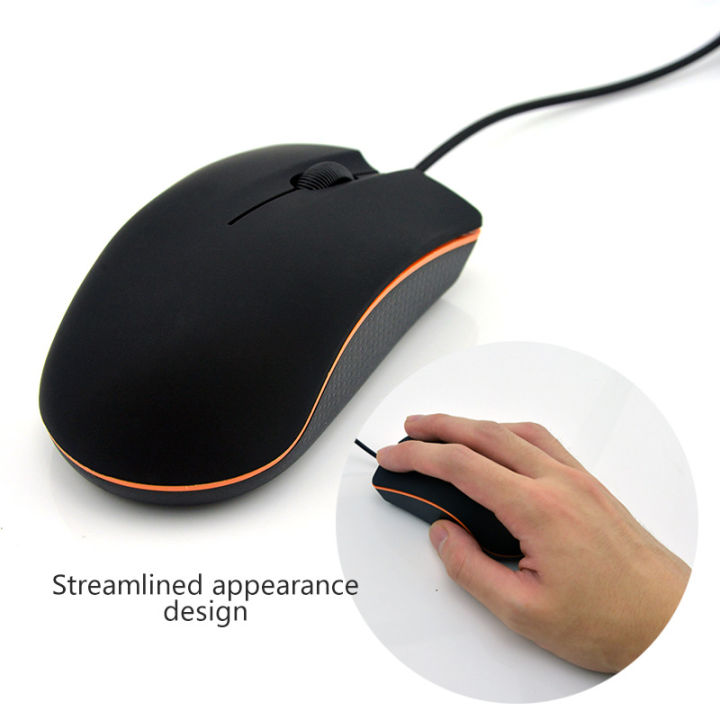 Matte Texture Gamer Mouse 1 Laptop Gaming Suitable for Desktop Pen Portable Wired Mouse Quality 4 Button Computer Accessories High Quality 200dpi USB Mouse