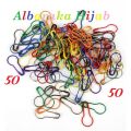 Coilless Safety Pins – 25/50/100 PCS Colorful Loop Hijab Scarf Pins, No Snag, Professional Use. 