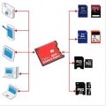 CF Adapter Reader for SD SDHC SDXC to CF Compact Flash Memory Card Type 1 Supports WiFi Card & Supports SD Card up to 128GB. 