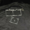 New DIY Mini CD Keychain CD Player Idol Peripheral Key Holder Commemorative Album Acrylic Backpack Pendant Bag. 