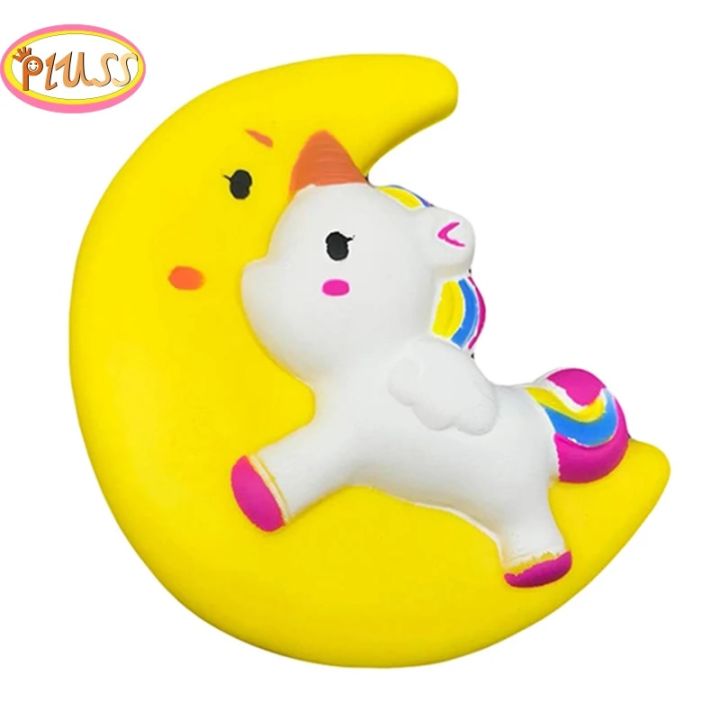 Jumbo Unicorn Moon Horse Squishy Cute Rainbow Squishies Slow Rising Squeeze Toys Cream Scented Fun Gift Toys for Kids