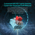 Edifier Hecate G4K Premium Gaming Mechanical Keyboard - Three-Mode Connectivity, Gasket Mounted, Customizable RGB Lighting, High-Performance Mechanical Switches, Ergonomic Design, Anti-Ghosting, Macro Programming, Durable Build Quality, Multimedia Control. 