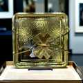 Turkish Ottoman Presentation Tray with Butterfly Handle, Serving Tray, Sweets Serving Trays. 