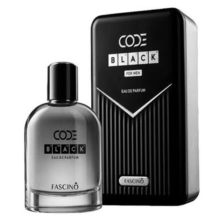 Fascino Code Black Perfume For Men – 100 ml