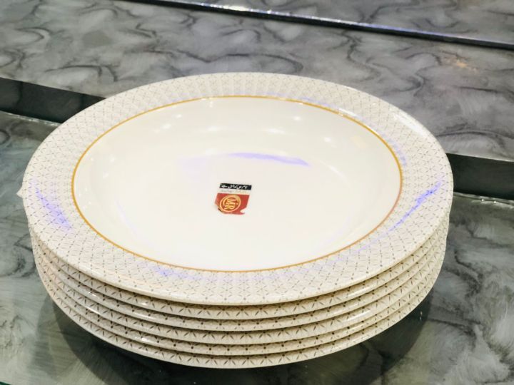 Plates%20-%20Curry/Broth/Soup%20Plates%20-%209%20inch%20Dinner%20Plates%20Melamine%20-%20High%20Quality%20Double%20Glazed%20(Set%20of%206)%20-%20Image%202