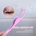 Tweezers, fake eyelashes, high-precision feather clip, beginner eyelashes. 