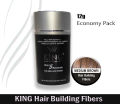 King Hair Fibers 12g (Black), (Dark Brown), (Medium Brown), (Light Brown) for Men & Women King Best Hair Building Fibers alternative toppik Hair Fibers, Caboki Hair Fibers, Hair Building Fibers, | Fill In Fine or Thinning Hair | Instantly Thicker. 
