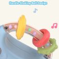 Dr.isla Baby Musical Feeding Bottle Pacifier Newborn Soft Teether Rattles Educational Toy 0-12M Soothing Vocal Music. 