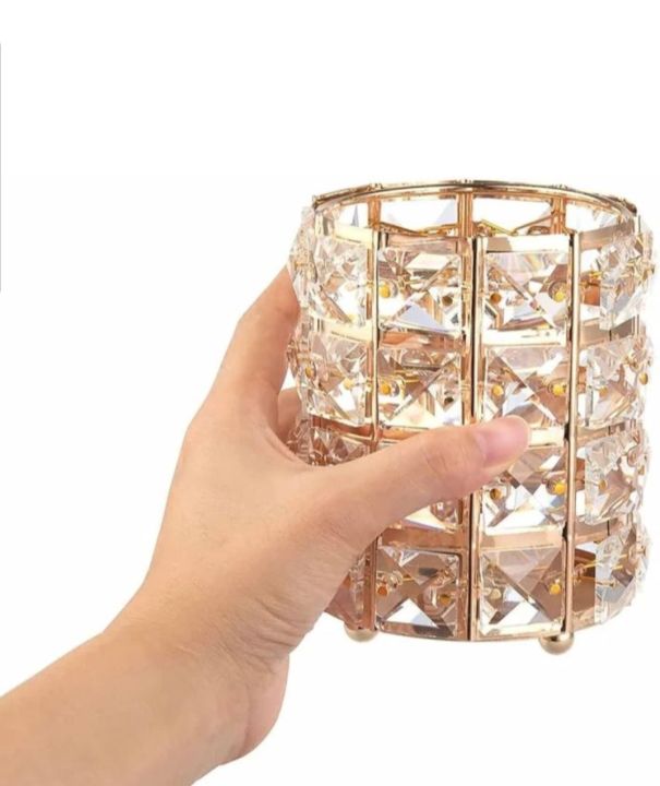 1%20Piece%20Metal%20Crystal%20Round%20Makeup%20Brush%20Holder,%20Miaowater%20Makeup%20Brush%20Pen%20Holder,%20Brush%20Sorting%20Storage%20Organizer%20-%20Image%205