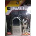 Wohu Stainless Steel Standard Shackle Padlock 50Mm( 2 Inch). 