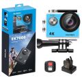 AKASO EK7000 4K30FPS 20MP Action Camera Ultra HD Underwater Camera 170 Degree Wide Angle 98FT Waterproof Camera Blue. 