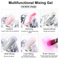 NICOLE DIARY 30ml Color Mixing Gel Nail Polish Soak Off UV LED Nail Glitter Sequins Fusion Gel Varnish Manicure Decoration Tool. 