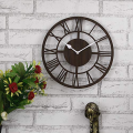 New Design Roman Digits 3D Wall Clock- Round Shape Modern Wall Clock- Stylish Wooden Wall Clock for Room- 12 x 12 Inches Clock for Home. 