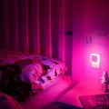 Sensor LED Night Light For Room With Smart Auto ON / Off Led Lamp Kids Bulb Bedroom Cabinet Bathroom Hallway Stairways Or Any Dark Soft Brightness Mini Square Control Energy Saving Sleeping Kid's Corridor Bedrooms Stairs Dusk To Dawn Backlight. 