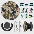 Popsocket Phone Grip With Free Mount Adapter - Camo Series v19 - PopSocket Black - SKINLEE-311-3-2. 