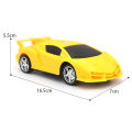 Remote Control 2 Channel Famous Sport Car Radio Control - Assorted Designs - Yellow. 