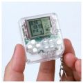Mini Pocket Size Brick Game Square Shape. 