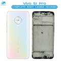 Vivo S1 Pro Housing Middle Frame With Side Button and Camera Lens Complete Body Casing Replacement For S1 Pro - White. 