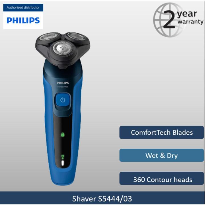Philips Electric Shaver S5444/03- Series 5000- Wet & Dry