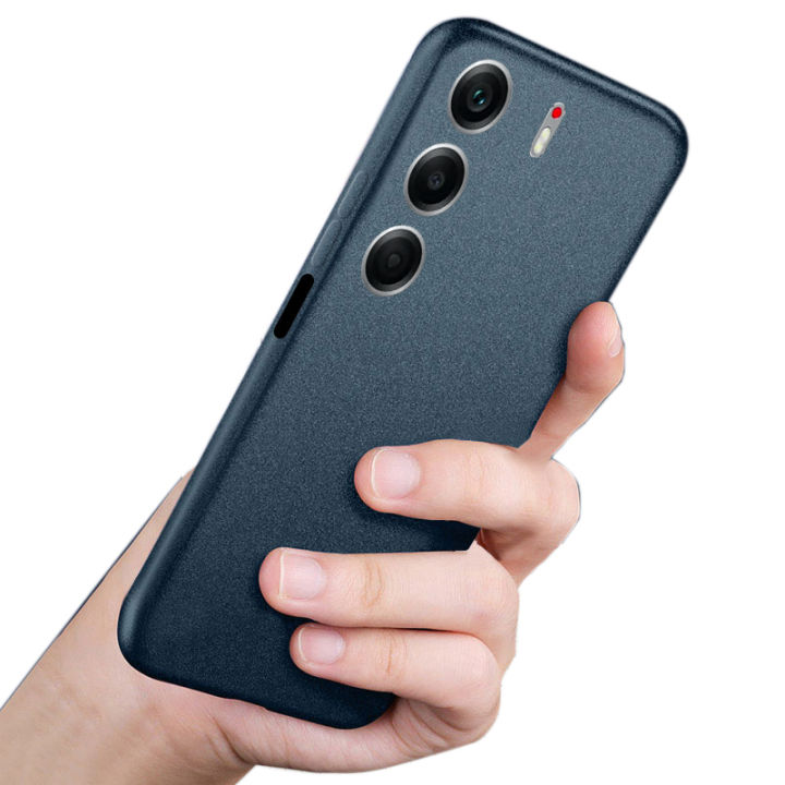 Tecno%20Camon%2040%20Pro%20Matte%20Silicone%20Soft%20Sandstone%20Super%20Scrub%20Non-slip%20Back%20cover%20-%20Image%203