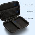 External Hard Drive Carrying Case WD HDD SSD Bag - Black. 