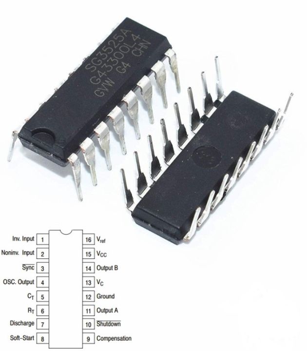 1pcs SG3525A SG3525 DIP16 inverter switching power supply Pwm Controller chip ic