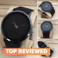 Full Black Classic Watch Stylish Latest Design. 