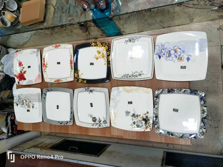 Melamine/Plastic Dinner Set Handsome Double Glaze Heavyweight