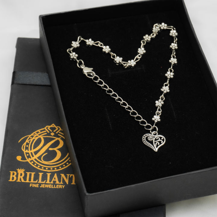Antique%20Heart%20Anklet%20Payal%20for%20Girls%20and%20women%20Simple%20Silver%20Foot%20Bracelet%20Never%20Fade%20-%20Image%207
