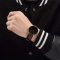 Hannah Martin Men's Watch, Ultra-thin 6.9mm Simple Dial Japanese Movement Fashion Business Quartz Watch, Ideal choice for Gifts. 