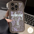 For Oppo A18 A60 A55 A77 A98 A38 A17k A58 A54 A78 A16K A5 A9 A54s A1K A31 A17 A76 A3s A52 A57 A96 A16s A15 A5s A95 A16 A7 A33 A74 A53 A12 Reno 5F 8T Trendy Brand Stussy Doodle Case. 