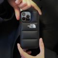 NEW THE NORTH FACE Down jacket phone Case for IPhone 13 12 11 pro max 7 8Plus XR X XS Anti falling mobile phone case Couple Soft case. 