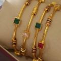 new zarcon  bangles 4 pes complete set  famouse design 1218. 