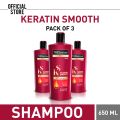 Rs.330 off on Pack of 3 of Tresemme Keratin Smooth & Straight Shampoo - 650ML. 