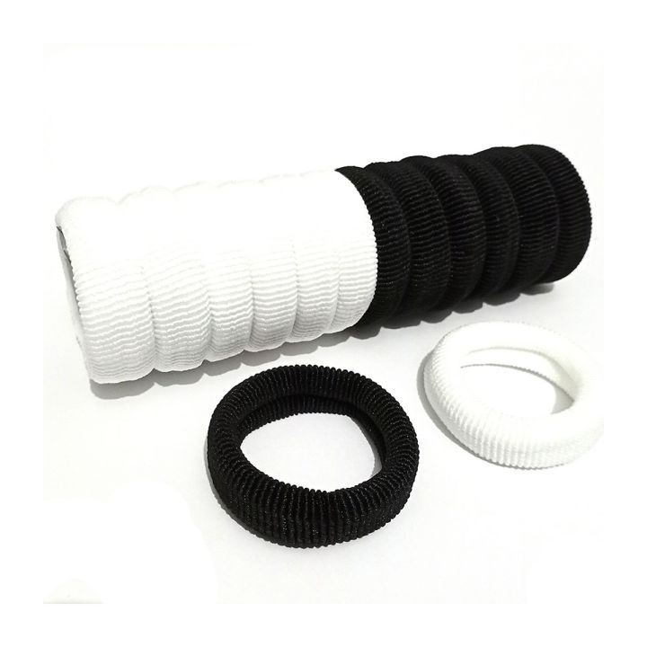 12pcs%20Black%20&%20white%20Pony%20Band%20for%20Girls%20Hair%20Accessories%20Head%20wear%20-%20Image%202