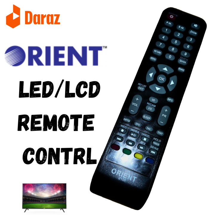 Orient Remote Control for Orient 3D LED LCD TV Remote Control