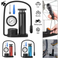 Noor Sports High Pressure Foot Air Pump with Gauge Heavy-Duty Foot Bike Pump for Bicycle Ball Scooter Car Inflatable Toys Mini Pump. 