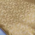 Gold Floral Banarsi Jamawar Fabric for Shirts/Trousers - 2.5 Yards. 