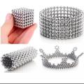 5Mm 216 Pieces Magnetic Balls (Silver Colour) Magnet. 