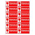 12 Pieces of Fragile Sticker Sheet, High-Adhesive Labels for Sensitive Products. 
