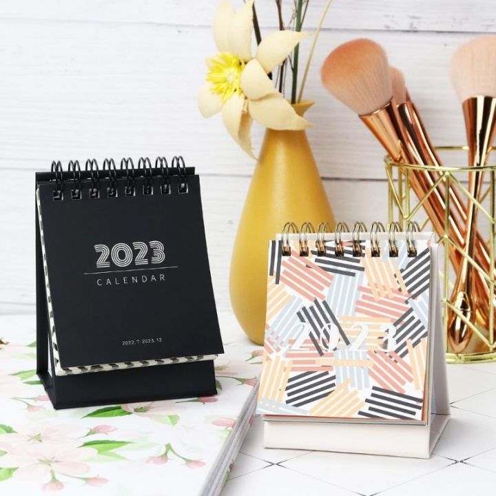 Top small desk calendar mini monthly desktop calendar from july 2022 to