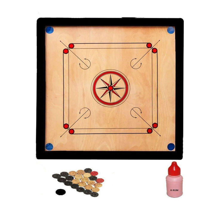 Corrom board 24,30 and 36 inches Wooden Carrom Board Game With Striker and Coins Set