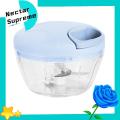 Compact Food Chopper 500/900ml Manual Food Processor Vegetable Chopper Hand Pull String Onion Cutter for Kitchen Tool Easy Clean Efficient Manual Garlic Blender. 