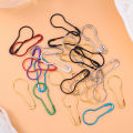 100Pcs Metal Pins Calabash Gourd Pear Shape Safety Metal Clips Knitting Stitch Marker Tag Hangtag Pins Fastener Craft DIY. 