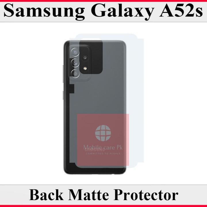 Samsung Galaxy A52s Matte Protection Soft Skin Sheet Soft Film Back Protector For Samsung Galaxy A52s