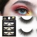 3D Eyelashes for Beauty Makeup (3 Pair). 