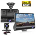 WDR Dashcam 3 Camera Lens Video Car DVR Full HD 1080P. 