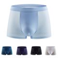 【Clearance】Mens Stretch Underwear Transparent Mesh See Through Boxer Briefs Shorts. 